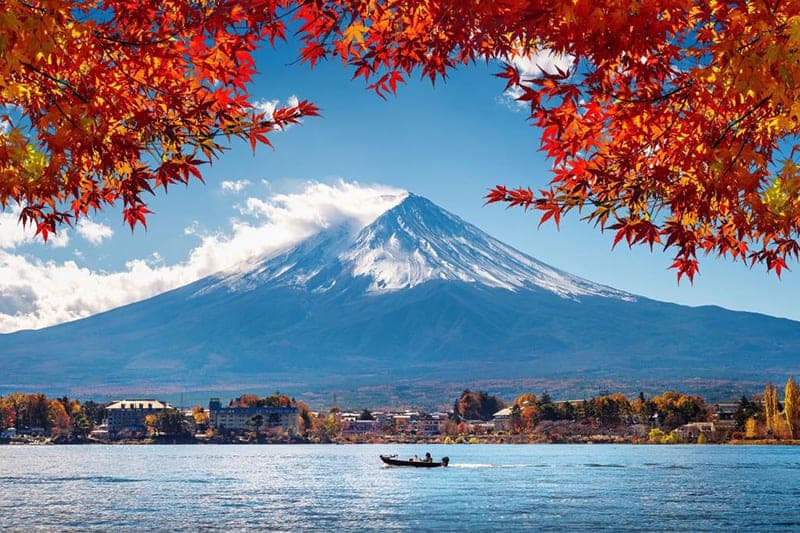 Vẻ đẹp hùng vĩ của núi Phú Sĩ 