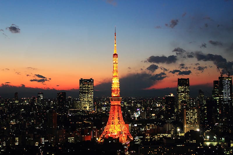 Tháp Tokyo là ngọn tháp nổi tiếng tại đất nước Nhật Bản