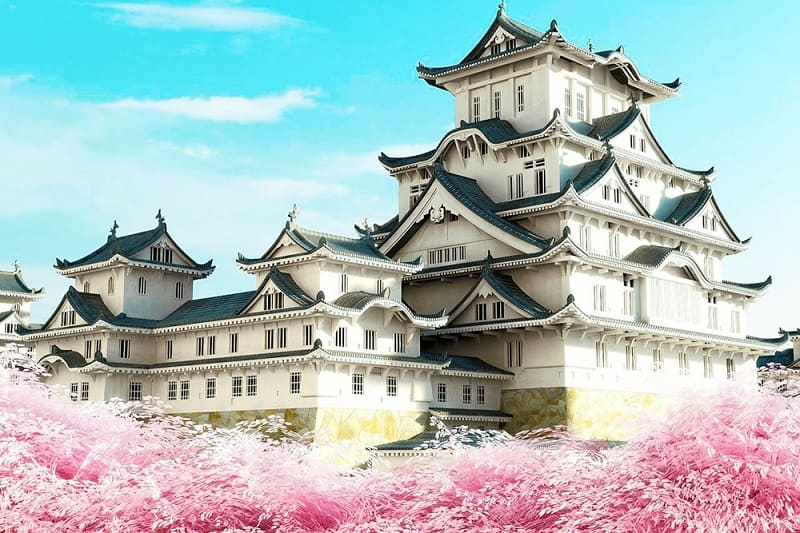 Kiến trúc độc đáo của lâu đài hạc trắng Himeji 