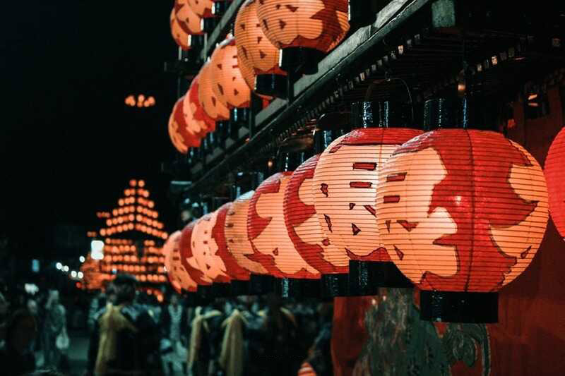Lễ hội đèn lồng Nihonmatsu vào mùa thu